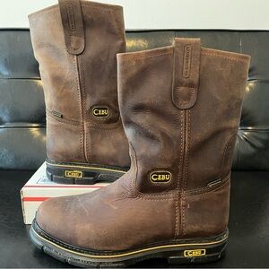 Cebu Comfort Steel Toe Pull On‎ Boots